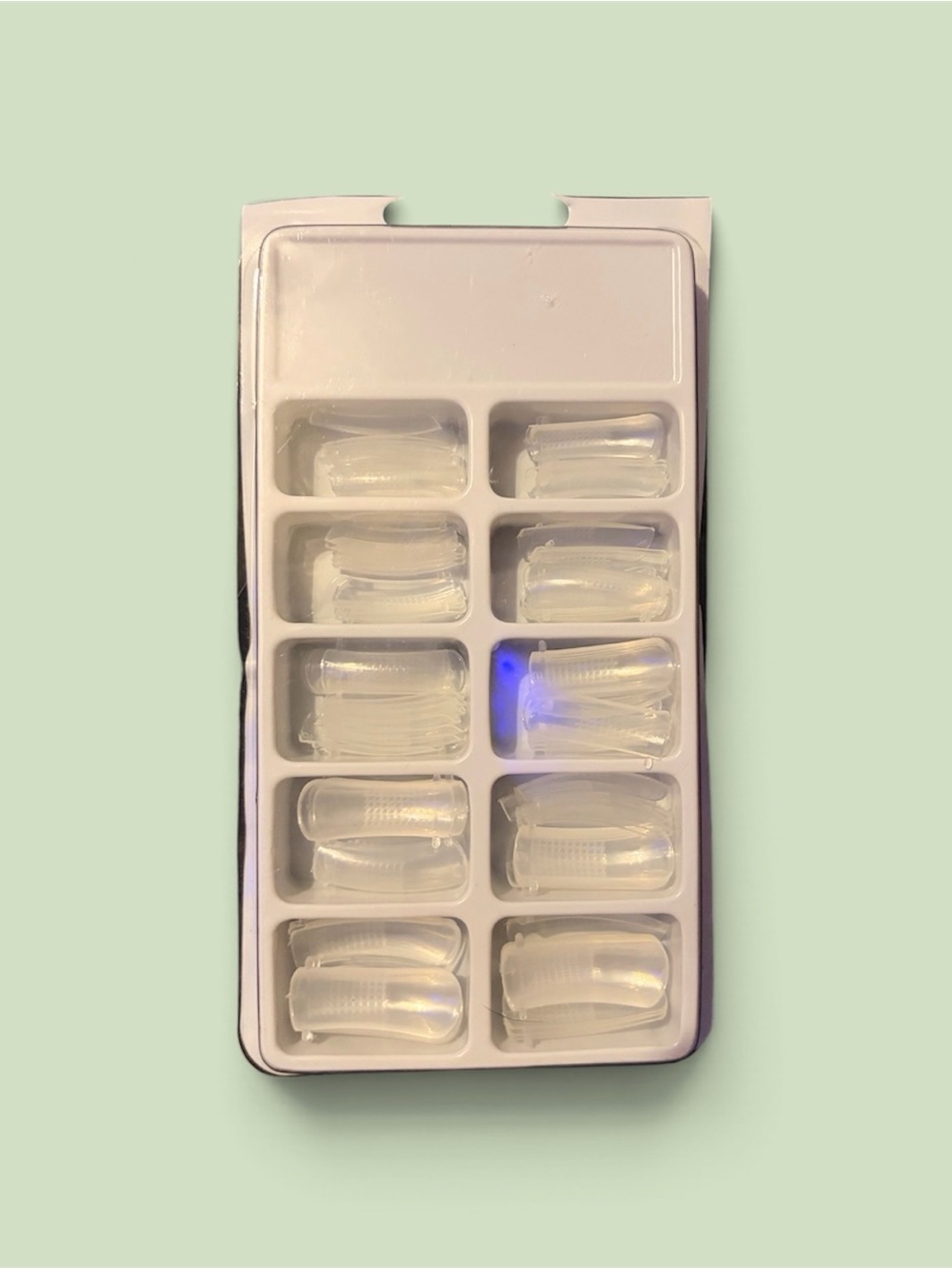 Natural Clear False Nail Tips Set - Clear